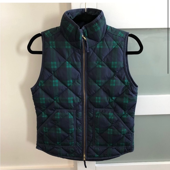 J Crew plaid down vest - Picture 3 of 4